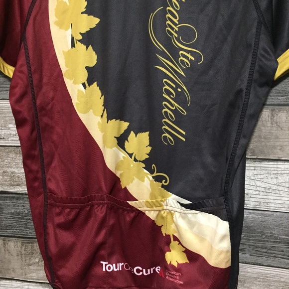 Primal Cycling Jersey Men’s Small Sports Cut Raglan Jersey Chateau St Michelle - Picture 6 of 11